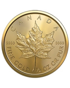 2023 RC Gold Maple 1/2 oz Coin - Reverse 2023 RC Gold Maple 1/2 oz Coin - Reverse