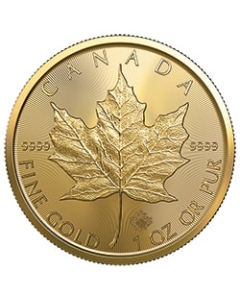 2023 RC Gold Maple 1 oz Coin - Reverse 2023 RC Gold Maple 1 oz Coin - Reverse
