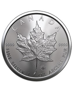 2023 RC Silver Maple 1 oz Coin - Reverse