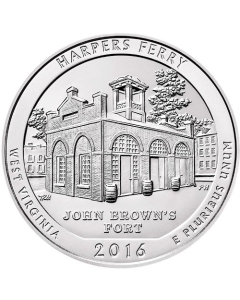 2016 Harpers Ferry ATB 5 oz Silver - America The Beautiful TEST