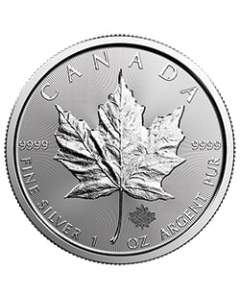 1 oz Canadian Silver Maple Leaf Coin - Random Year