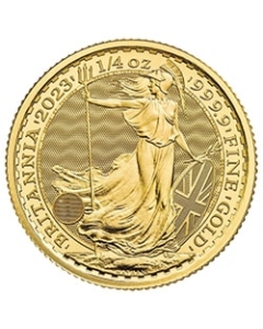 2023 BR Gold Britannia 1/4 oz Coin (King Charles III) - Reverse 2023 BR Gold Britannia 1/4 oz Coin (King Charles III) - Reverse