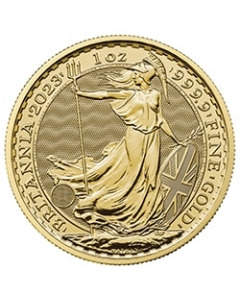 2023 1 oz Gold Britannia Coin BU (King Charles III) - Reverse 2023 1 oz Gold Britannia Coin BU (King Charles III) - Reverse