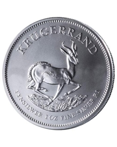1 oz SA Silver Krugerrand Coin - Random Year