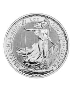 2023 1 oz Silver Britannia Coin BU