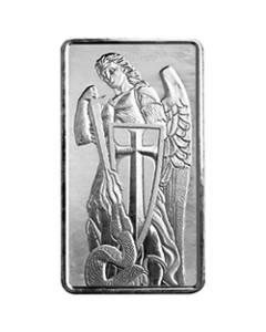 SC Silver Archangel Michael 10 oz Bar