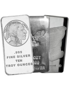 10 oz Silver Bullion Bars (Generic) | Lowest Price Online