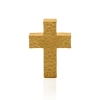 Gold Hammered Cross 24k Pendant| SD24K