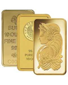 10 oz Gold Bar - Design Our Choice