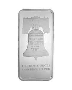 10 oz SD Bullion Proclaim Liberty Silver Bar