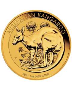2021 1 oz Australian Gold Kangaroo Coin BU