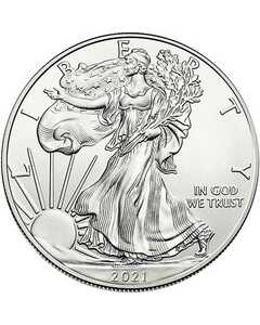 2021 1 oz American Silver Eagle Coin BU