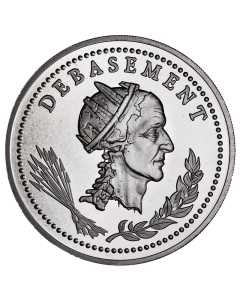 2023 5 oz Debasement High Relief Silver Round - The Awakening Series