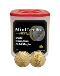 2023 RC Gold Maple MintCertified First30 1 oz Coin | Sealed Tube
