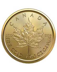 2023 RC Gold Maple 1/10 oz Coin - Reverse