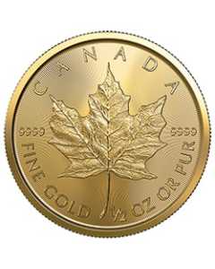 2023 RC Gold Maple 1/2 oz Coin - Reverse