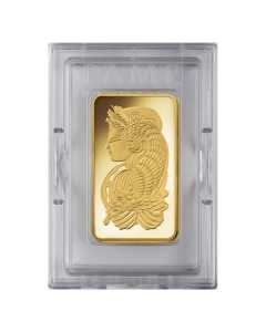 5 oz Pamp Suisse Lady Fortuna Gold Bar In Assay