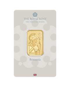 BR Gold Britannia 20 Gram Bar - Assay - Front BR Gold Britannia 20 Gram Bar - Assay - Front