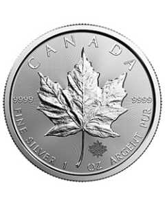 1 oz Canadian Silver Maple Leaf Coin - Random Year