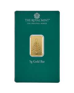 5 Gram Christmas Tree Gold Bar