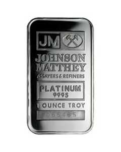 JM Platinum 1 oz Bar