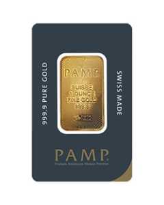 Pamp Suisse Gold New 1 oz Bar