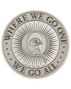 1.5 oz Qanon Silver Round
