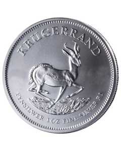 1 oz SA Silver Krugerrand Coin - Random Year