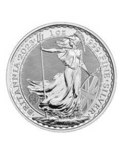 2023 1 oz Silver Britannia Coin BU