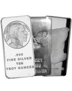 10 oz Silver Bullion Bars (Generic) | Lowest Price Online 10 oz Silver Bullion Bars (Generic) | Lowest Price Online
