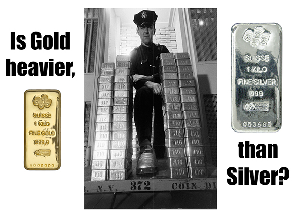 Is Gold Heavier than Silver?