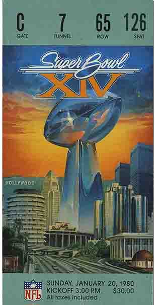 Super Bowl 14 Ticket