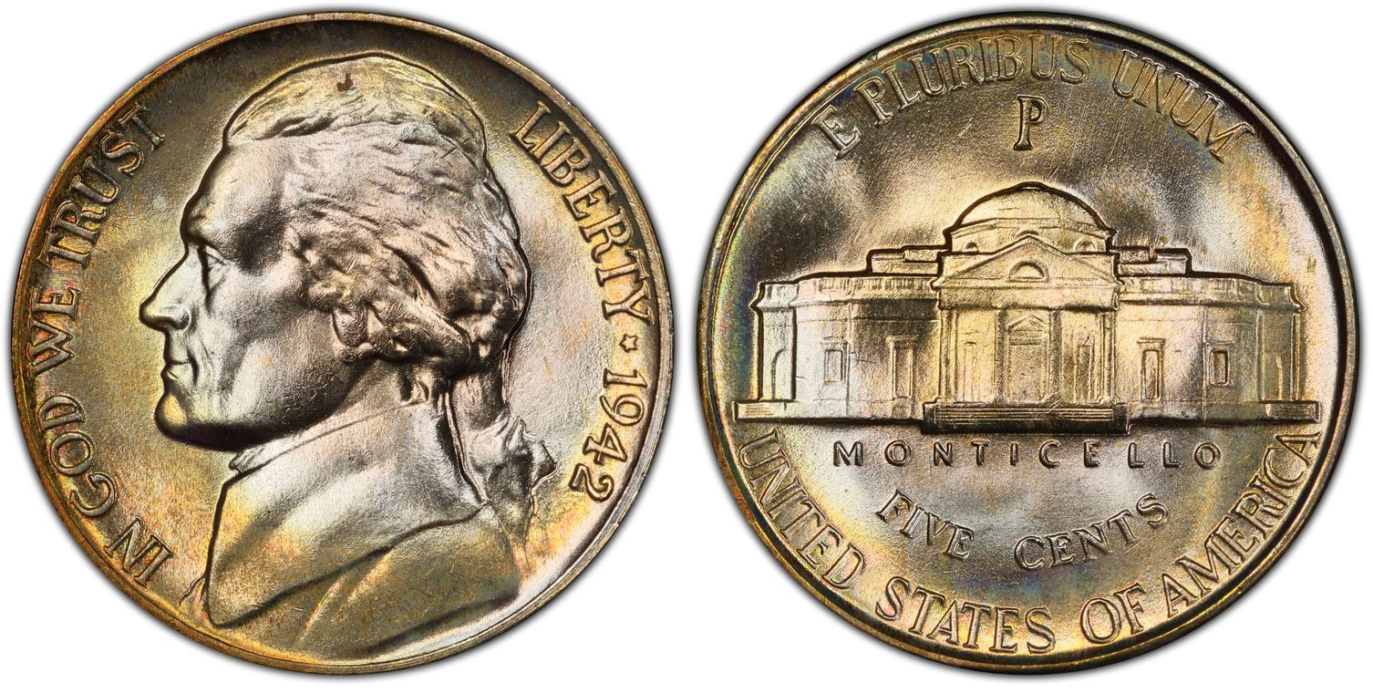 1942-P Jefferson Nickel