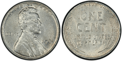 1944 Steel Wheat Cent