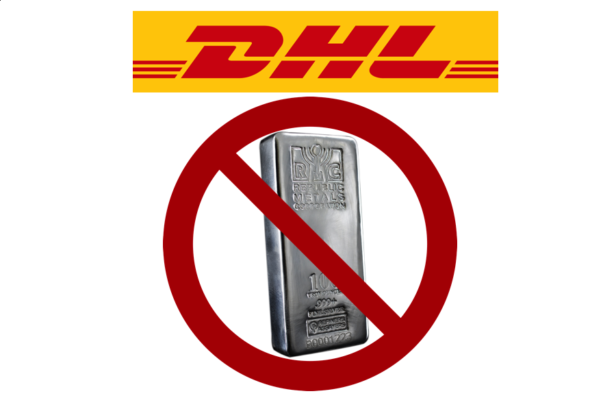 Does DHL ship Silver?