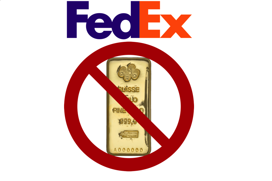 Does FedEx ship Gold?