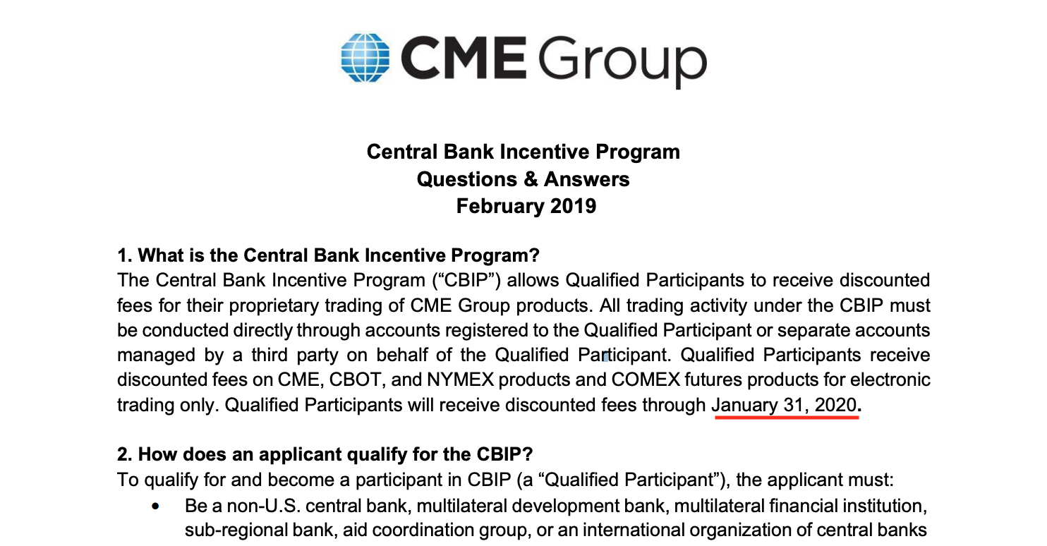 Central Bank Market manipulation CMEGroup futures trading discounts SD Bullion SDBullion.com