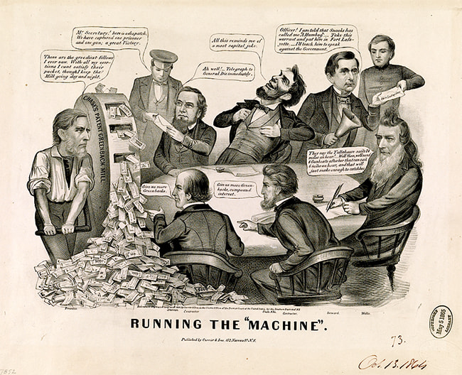 Greenback vs Gold dollar Coin values SD Bullion Running the Machine Cartoon