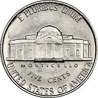 Jefferson Nickel - Reverse
