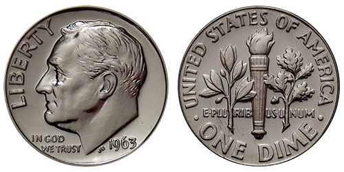 90% Silver Roosevelt Dime