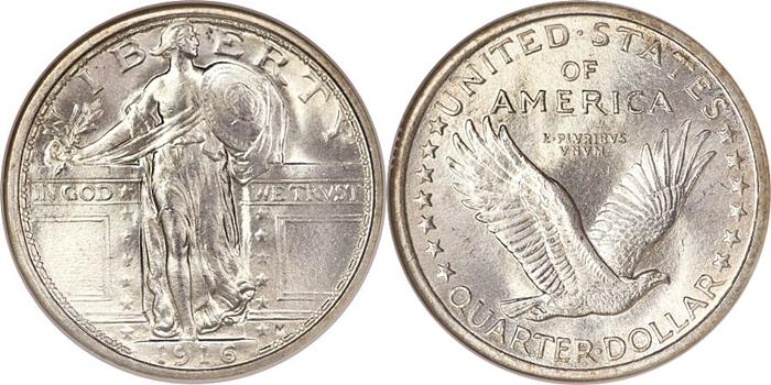 Standing Liberty Silver Quarter