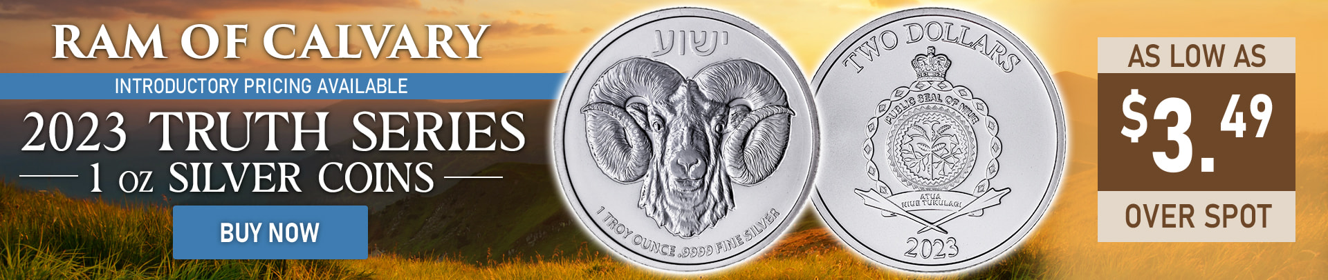 Ram of Calvary Silver Coin