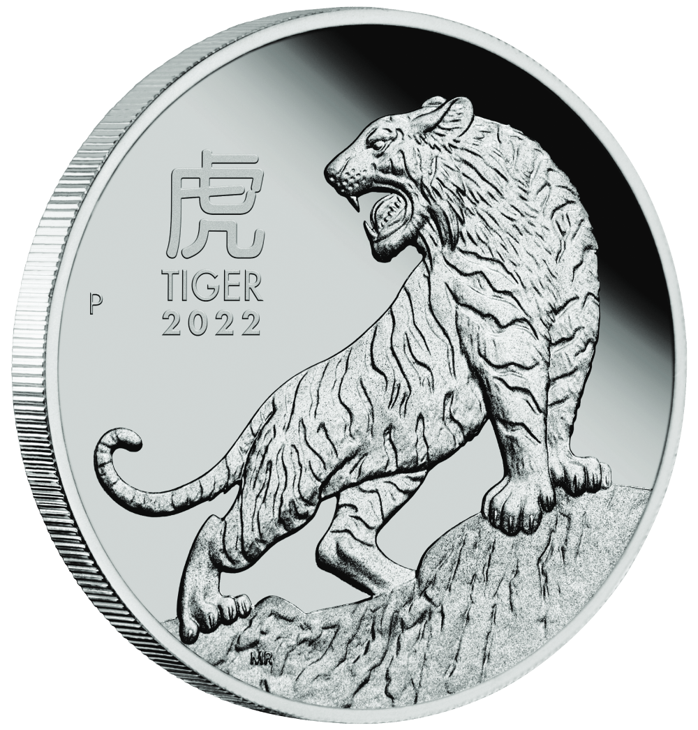 2022 1 oz Year of the Tiger Proof Platinum Coin