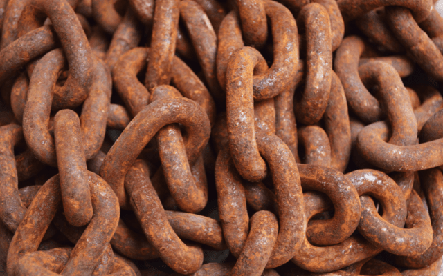Rusted Iron Chain