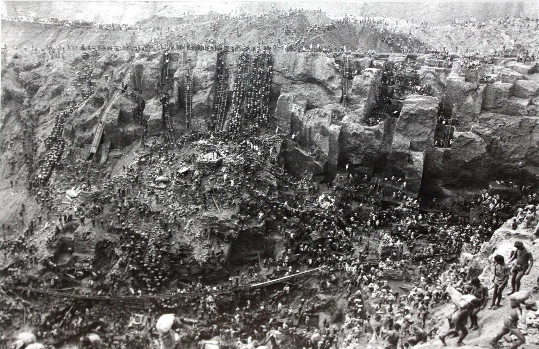 Gold Prices 1986 Sebastiao Salgado Photograph Serra Pelada Gold Mine Brazil Gold Mining Brasil