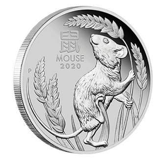 2020 1 oz Year of the Mouse Platinum Proof Coin