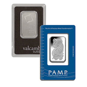 1 oz Platinum Bars - In Assay