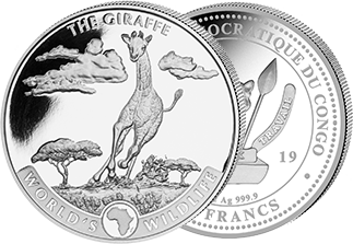 Silver Geiger Giraffe